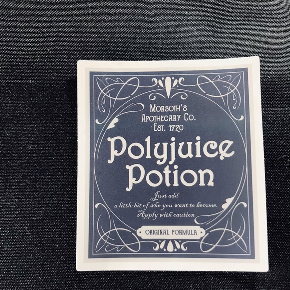 PolyJuice Potion witchy Sorceress Supreme Potion B0ttle Label Sticker - Picture 4 of 7